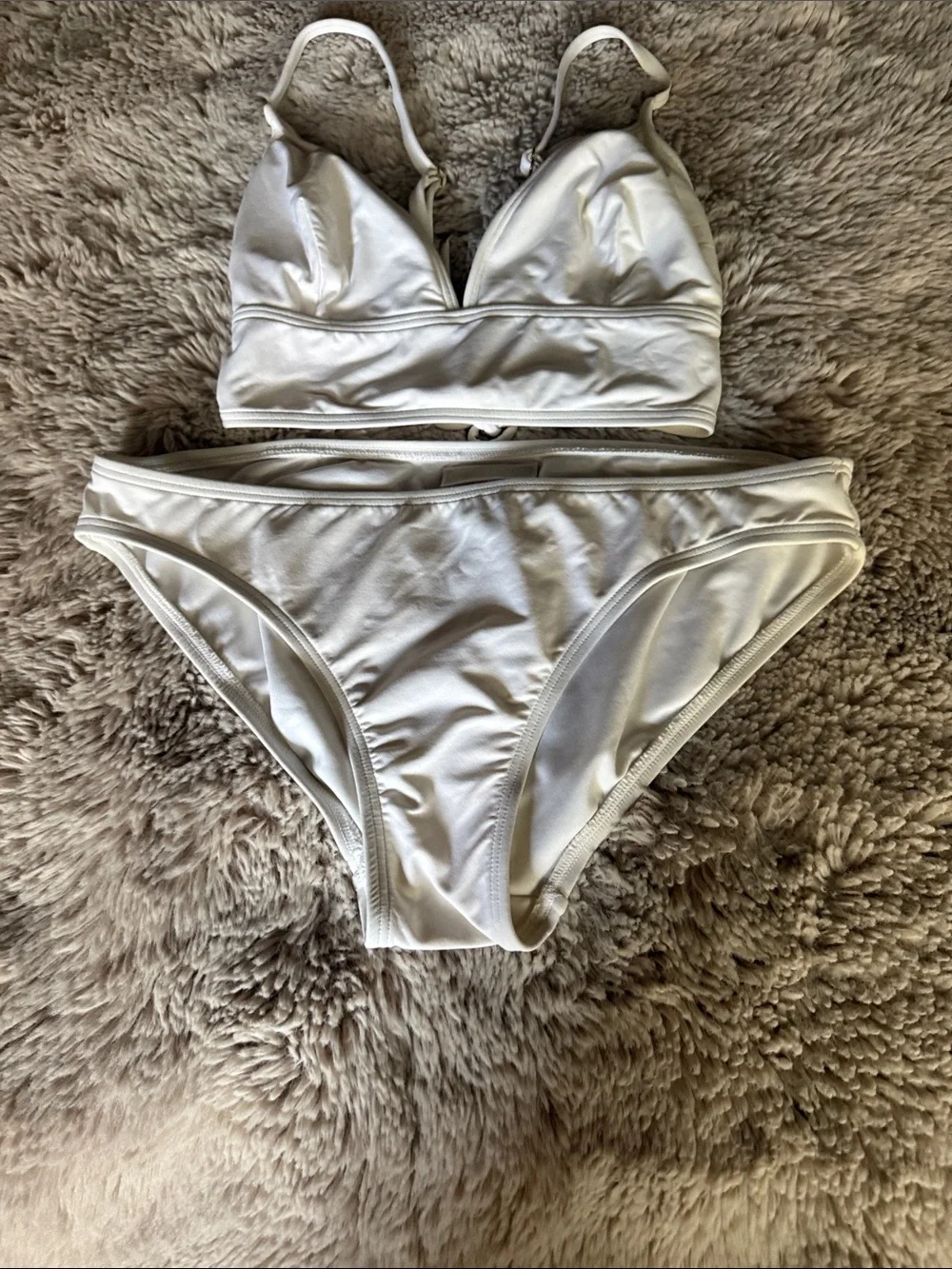 Michael Kors White Two-Piece Bikini Set